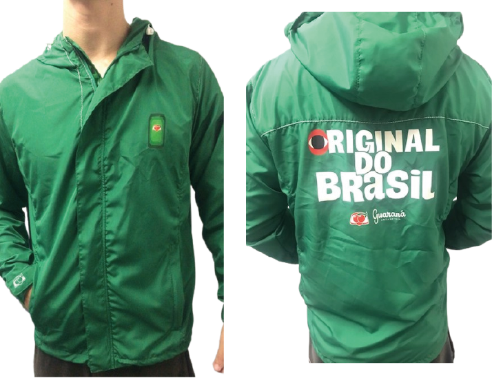Jaqueta corta vento Guaraná 