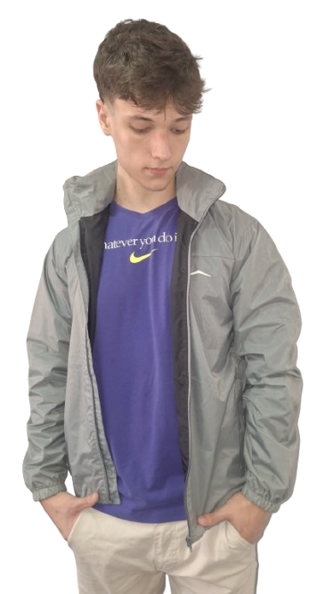 Jaqueta corta vento impermeável